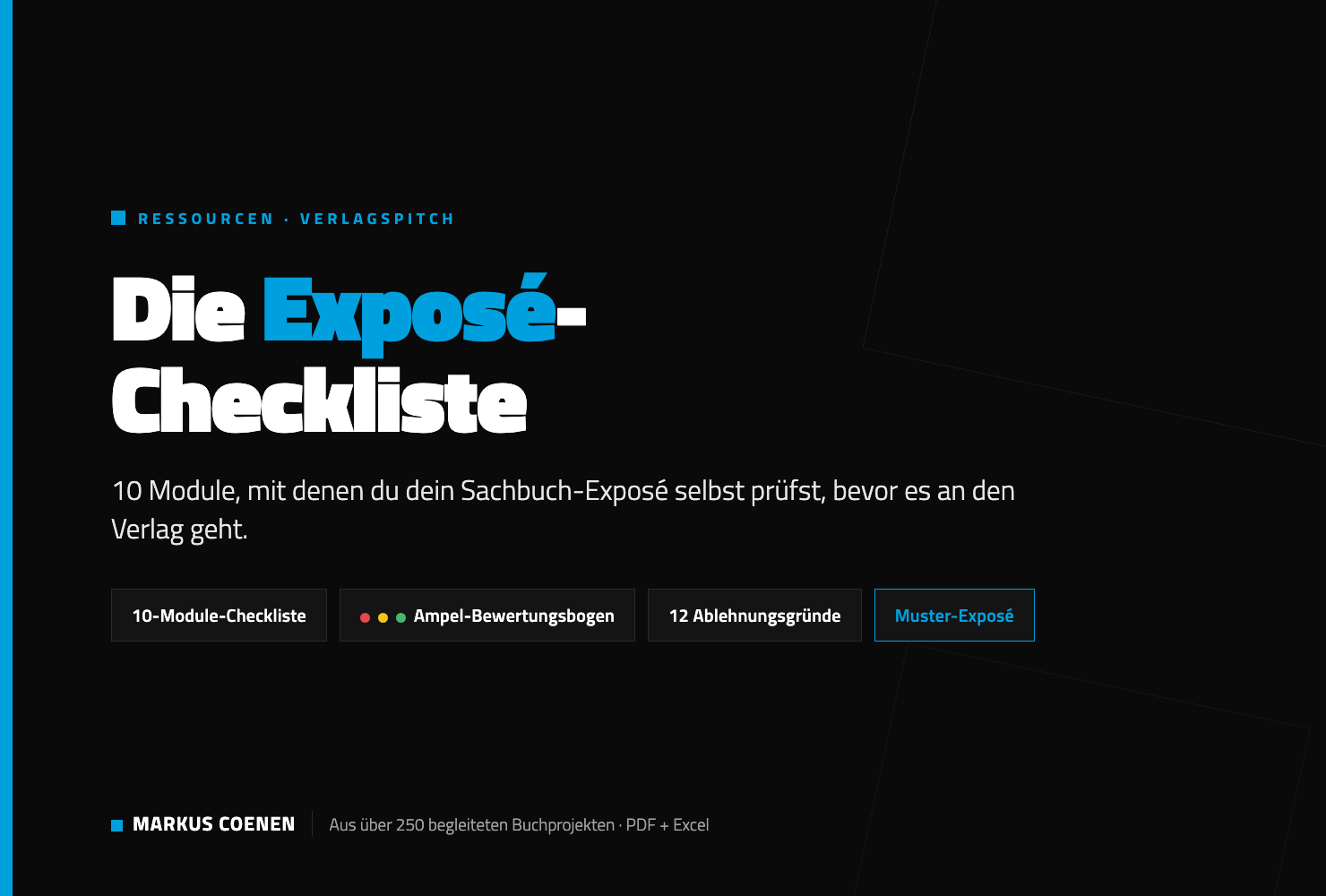 Die Exposé-Checkliste: 10 Module als PDF-Leitfaden plus Ampel-Bewertungsbogen